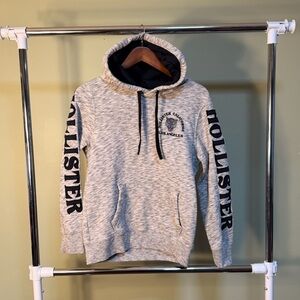 Vintage Y2K Hollister Mens Grey Hoodie